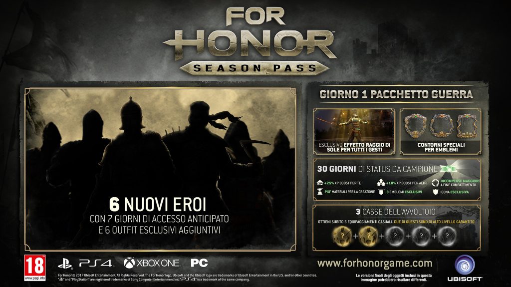 For Honor Season Pass