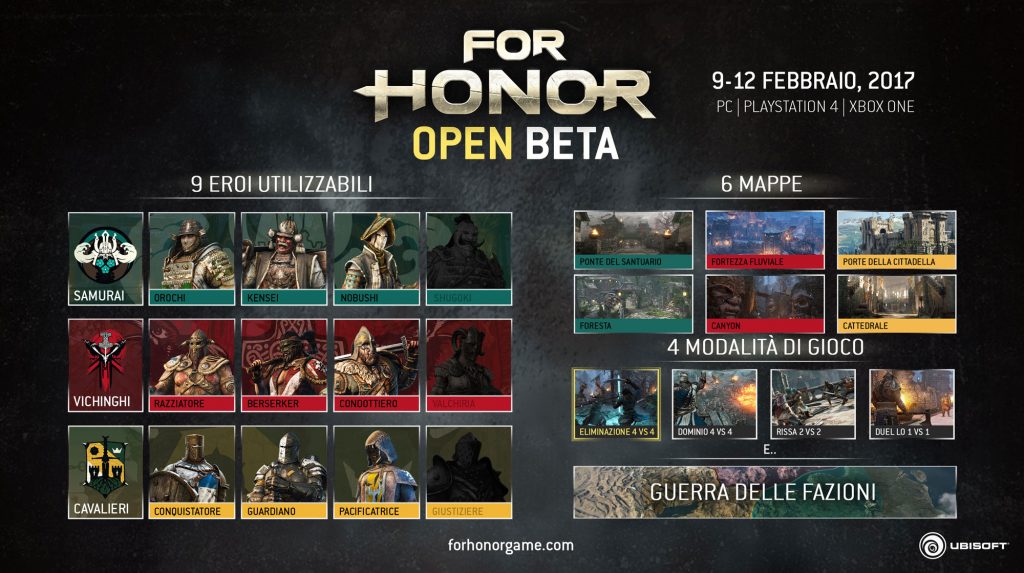 for honor open beta