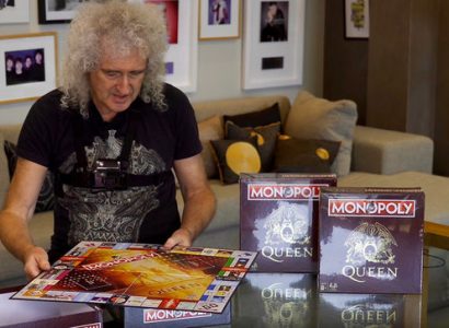 Brian May Unboxing Monopoly