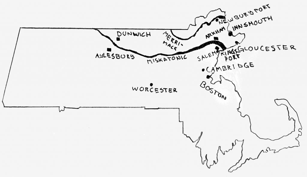 Lovecraft country map