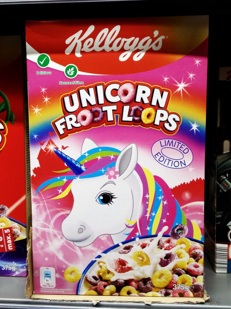 cereali kellogg's unicorno