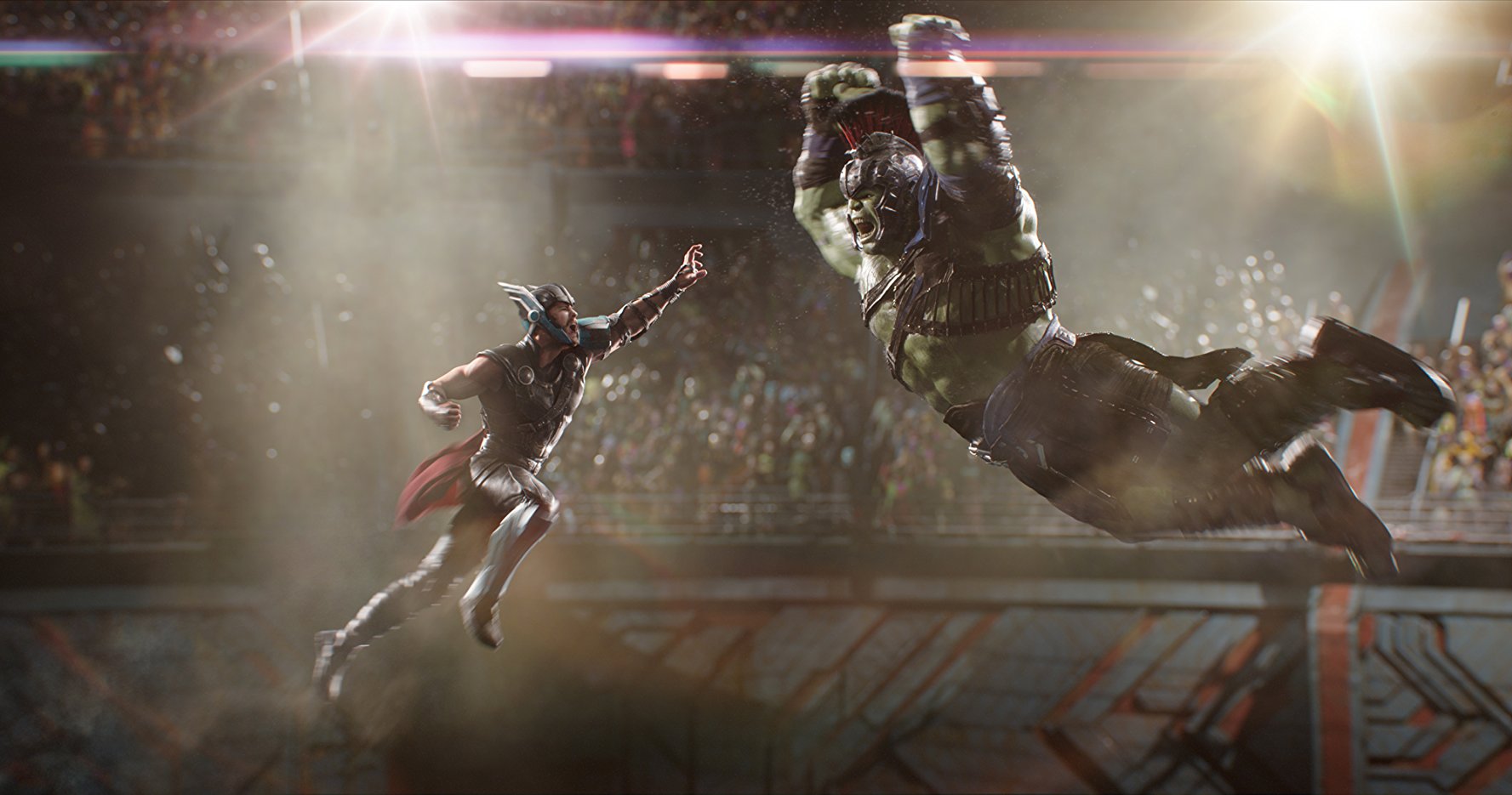 Thor Ragnarok thor & Hulk clash