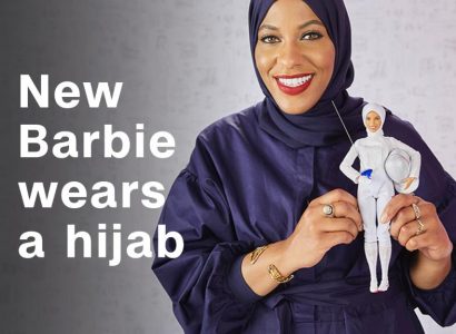 Barbie con il velo islamico