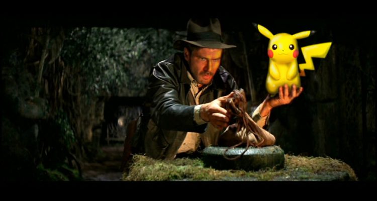 Pikachu Indiana Jones
