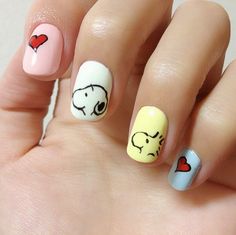 nail-art-snoopy