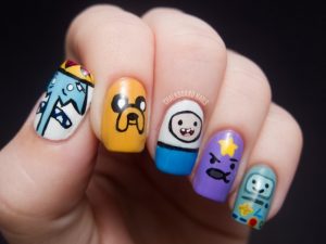 NAIL ART-adventure-time