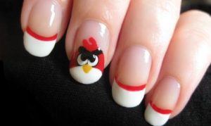 NAIL ART-angry-birds