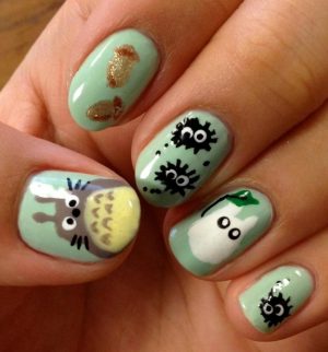 NAIL ART-totoro