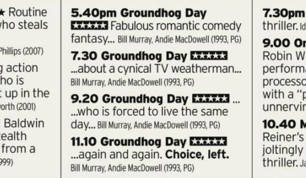 groundhog day 25