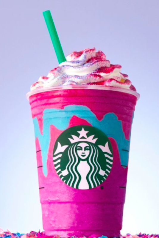 Frappuccino Unicorno Starbucks